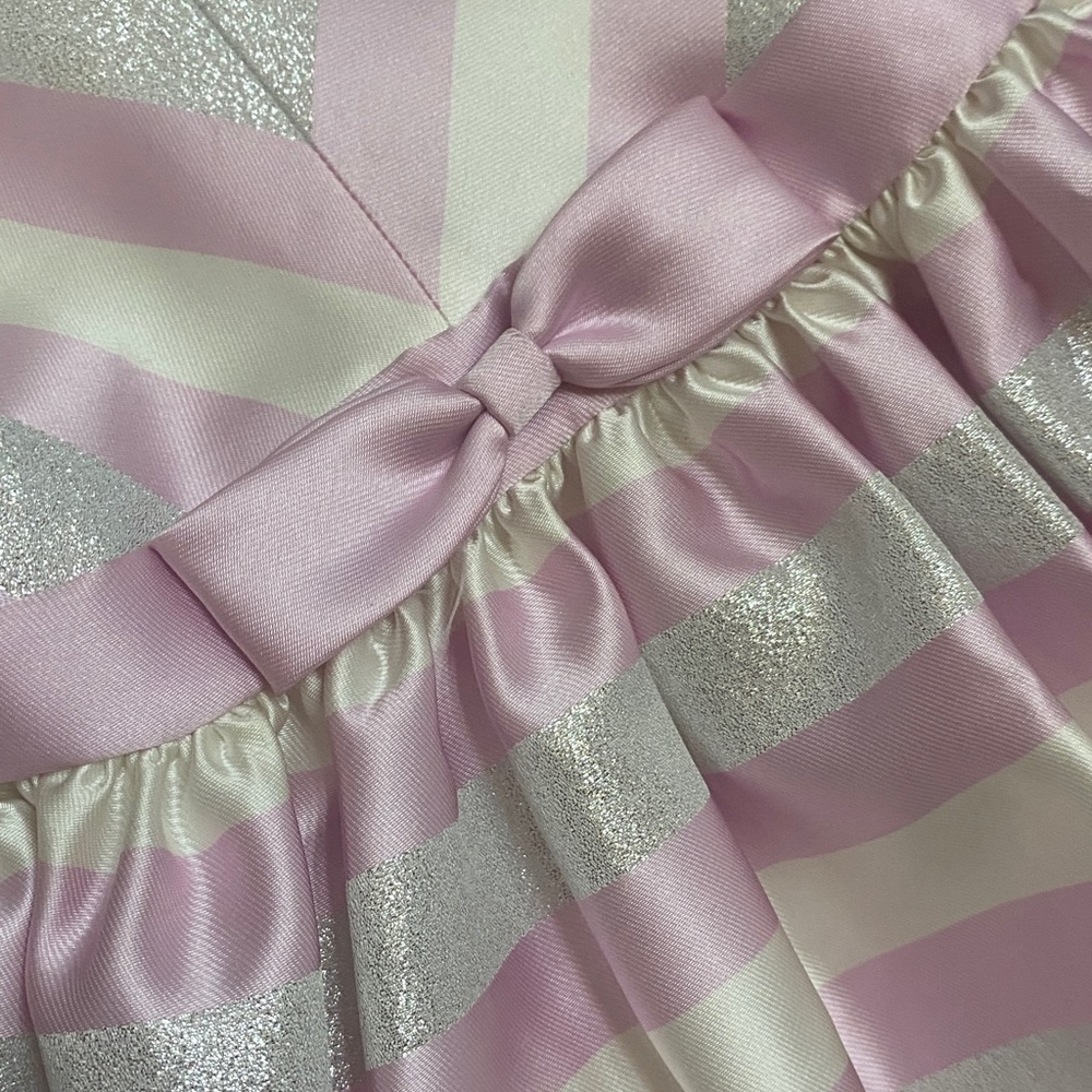 Girls purple and white party Dress